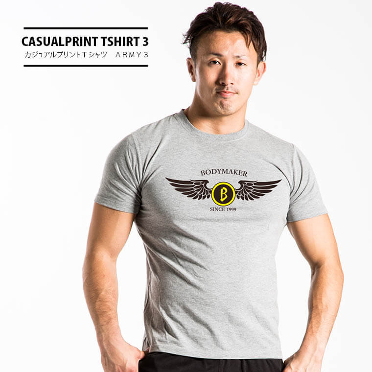 カジュアルプリントTシャツ ARMY3